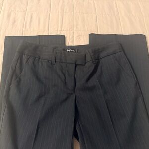 Daisy fuentes Black Pinstripe Trousers - Tailored Women's Dress Pants